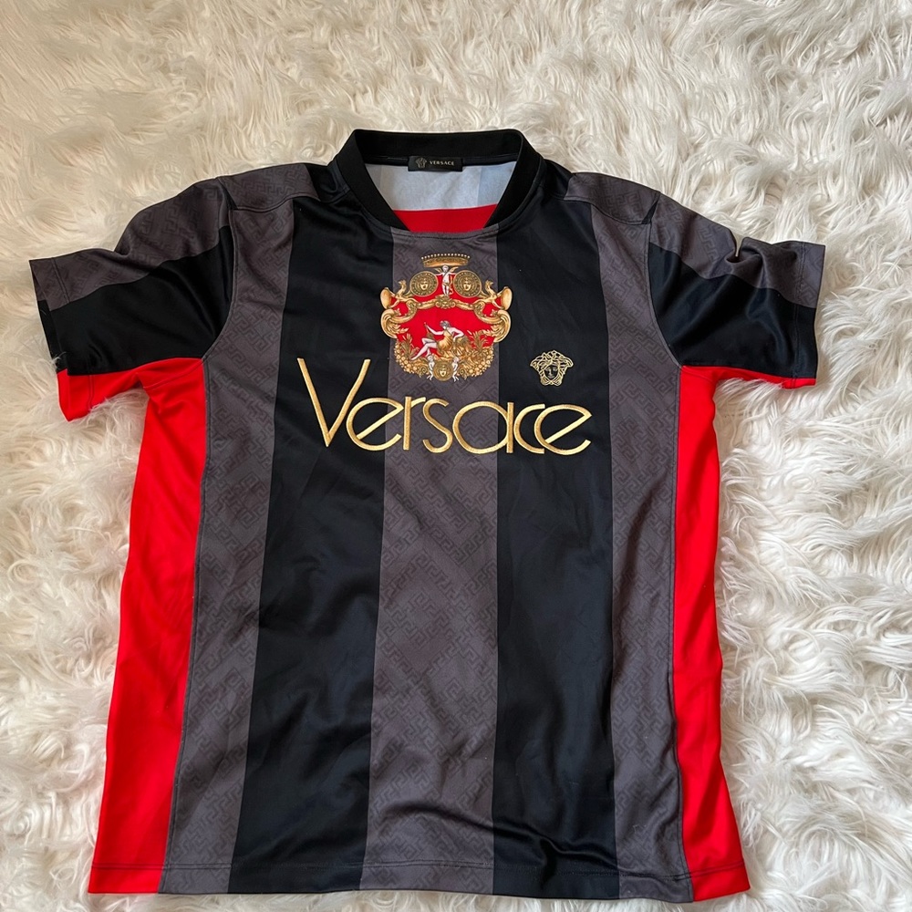 Good condition Versace soccer shirt